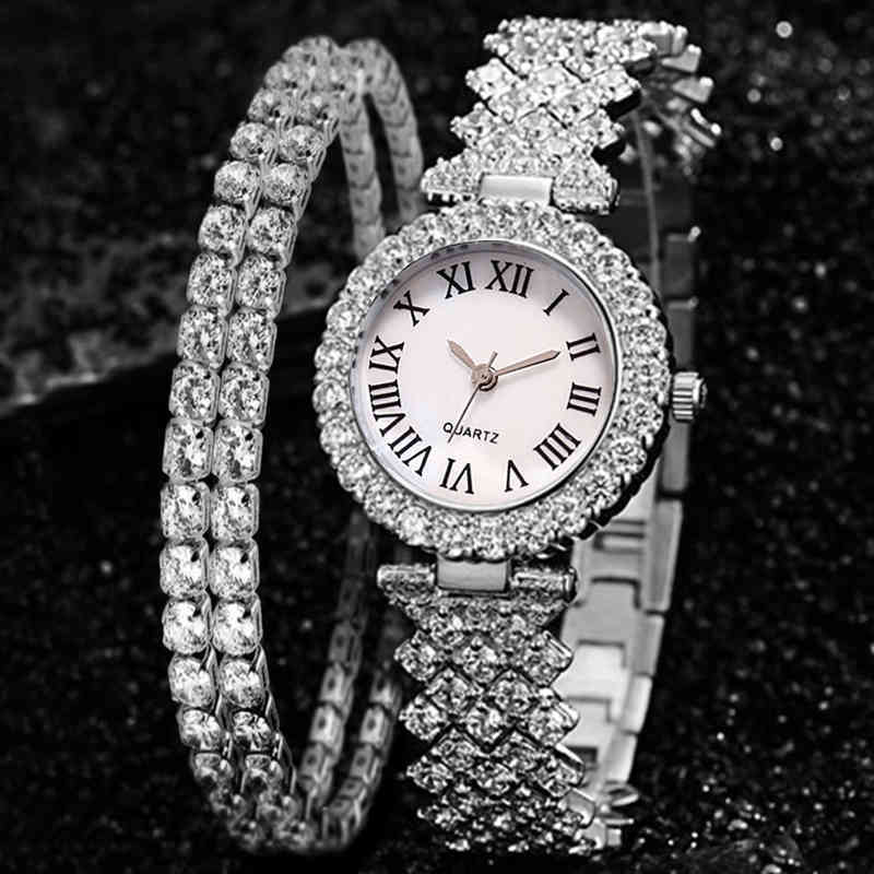 Ins Luxury 2pcs /set Tennis Chain Iced Out Micro Pave Zircon CZ Watch Bracelet Set For Women Accsori, 9#
Ins Luxury 2pcs /set Tennis Chain Iced Out Micro Pave Zircon CZ Watch Bracelet Set For Women Accsori, 9#