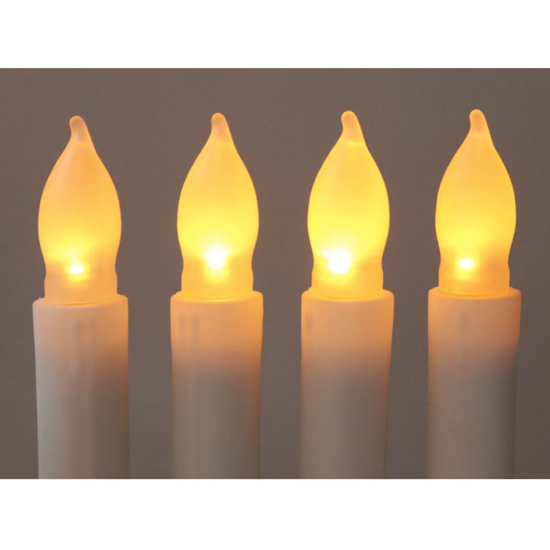 Led Light Cone Candles Electronic Taper Candle Battery Operated Flameless For Wedding Birthday Party Decorations Wholesale