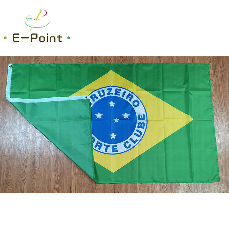 Brazil Cruzeiro Esporte Clube Flag 3*5ft (90cm*150cm) Polyester flags Banner decoration flying home garden flagg Festive gifts S25415