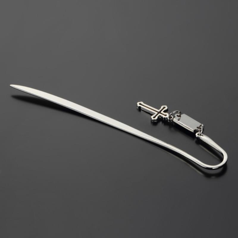 Bookmark Retro Vintage Cross Pendant Bookmarks Metal Alloy Document Book Mark Letter Opener Personalised Gift Bible Accessories3658405
