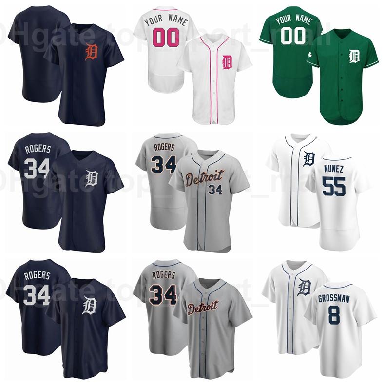 New Baseball 55 Renato Nunez Jersey 8 Robbie Grossman 34 Jake Rogers 85 Daniel Pinero 4 Greg Garcia 60 Akil Baddoo Cool Base, Blue;black
New Baseball 55 Renato Nunez Jersey 8 Robbie Grossman 34 Jake Rogers 85 Daniel Pinero 4 Greg Garcia 60 Akil Baddoo Cool Base, Blue;black