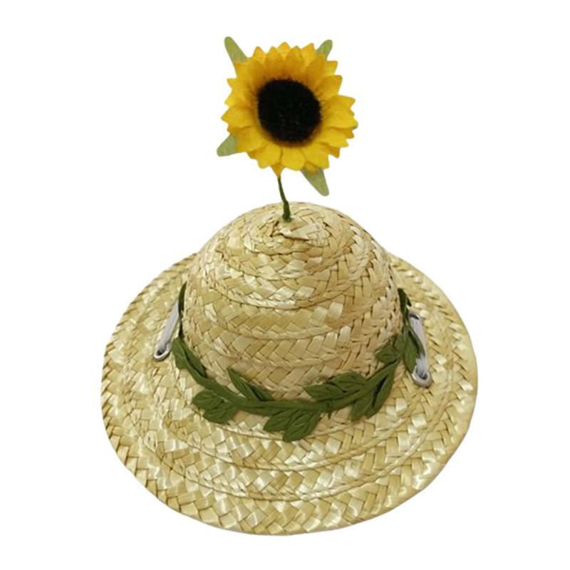Dog Apparel 1 PC Pet Cat Hat Sunflower Sunscreen Farmer Straw Hats For Large Dogs And Pets Solid Soft Funny Caps
Dog Apparel 1 PC Pet Cat Hat Sunflower Sunscreen Farmer Straw Hats For Large Dogs And Pets Solid Soft Funny Caps