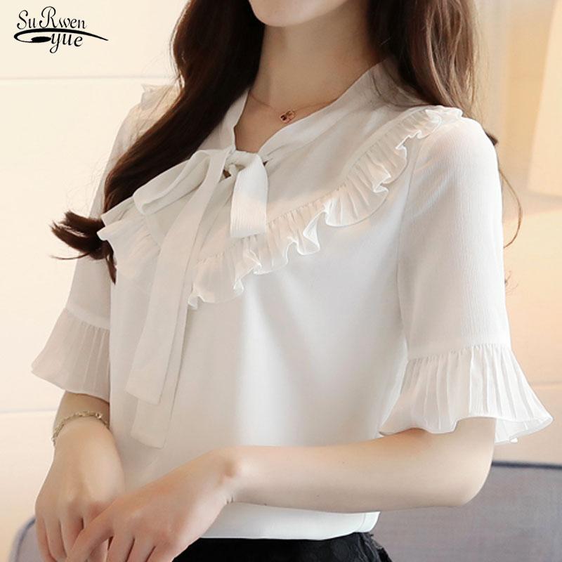 Women' Blouses & Shirts Harajuku Bow Solid O-Neck Butterfly Sleeve Women Tops And 2021 Chiffon Blouse Ladies Beautiful Shirt 3046 50, White
Women' Blouses & Shirts Harajuku Bow Solid O-Neck Butterfly Sleeve Women Tops And 2021 Chiffon Blouse Ladies Beautiful Shirt 3046 50, White