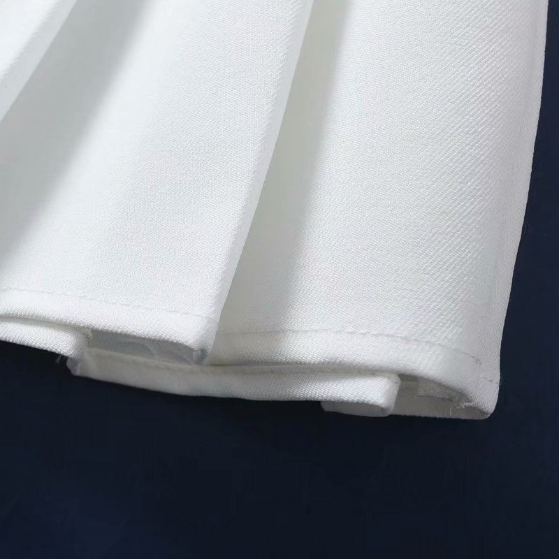 Women Fashion Summer Sexy High Waist Pleated Skirt Streetwear White Above Knee Mini Short Ball Gown Casual Sport Skirt 210306