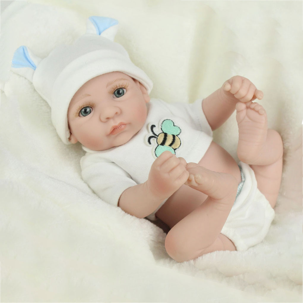10'' Reborn Baby Dolls Lifelike Newborn Full Vinyl Silicone Realistic Doll Gifts Kids Xmas
10'' Reborn Baby Dolls Lifelike Newborn Full Vinyl Silicone Realistic Doll Gifts Kids Xmas
