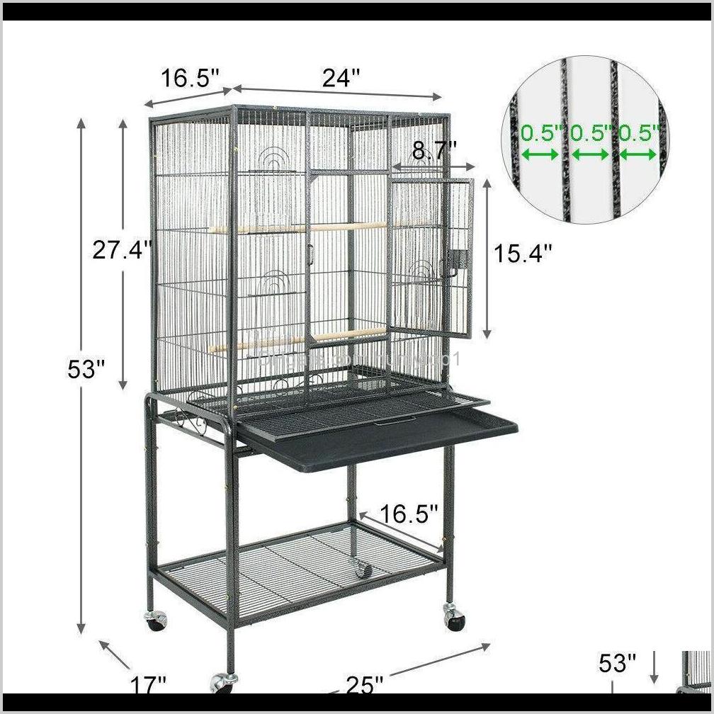 Bird Cage Large Play Top Bird Parrot Finch Cage Macaw Cockat Qylemc Rbshc No0Hy
Bird Cage Large Play Top Bird Parrot Finch Cage Macaw Cockat Qylemc Rbshc No0Hy