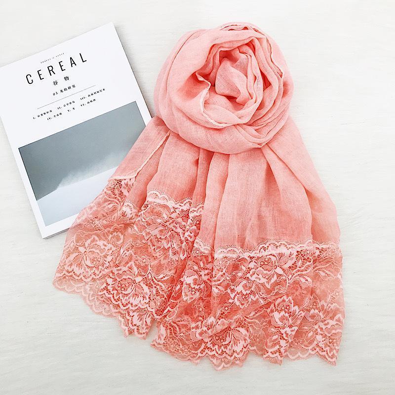 Scarves Transparent Lace Pashimina Flowers Tippet Cotton And Linen Scarf Sunscreen Shawl Sea Beach Towel Muslim Headscarf, Blue;gray
Scarves Transparent Lace Pashimina Flowers Tippet Cotton And Linen Scarf Sunscreen Shawl Sea Beach Towel Muslim Headscarf, Blue;gray