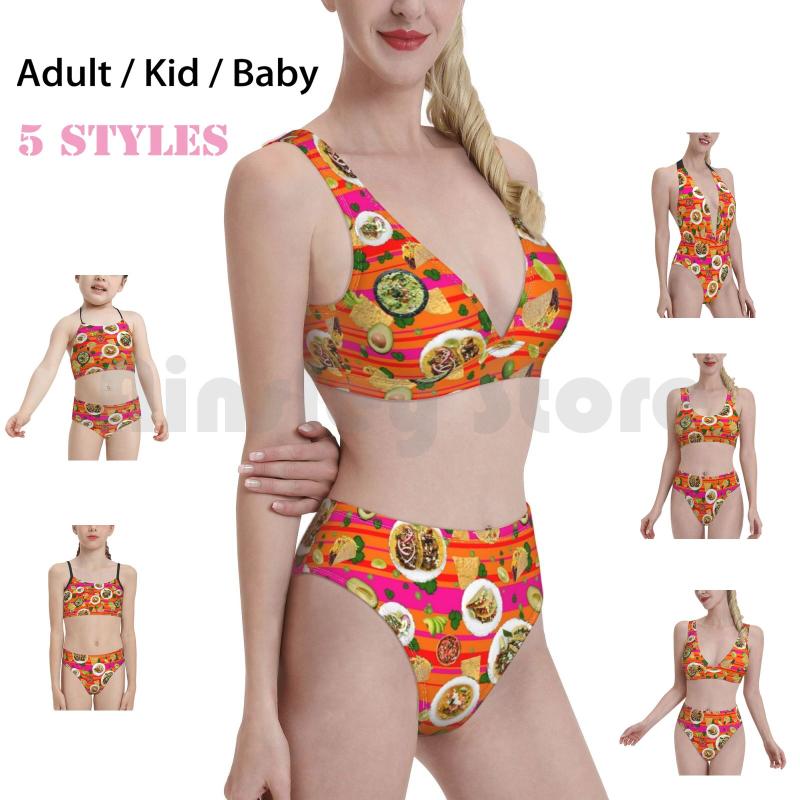 Women' Swimwear Taco Tuesday Swimsuit Bikini Padded High Waist Tacos Pink Red Orange Bold Bright Colorful Fun Mexican Food Lime, Kid swimsuit
Women' Swimwear Taco Tuesday Swimsuit Bikini Padded High Waist Tacos Pink Red Orange Bold Bright Colorful Fun Mexican Food Lime, Kid swimsuit