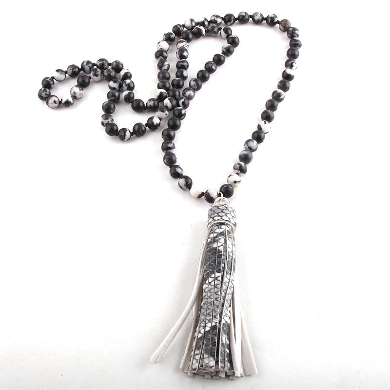 Pendant Necklaces Moodpc Fashion Bohemian Tribal Jewelry Stone Long Knotted Tassel For Women Beads Necklace
Pendant Necklaces Moodpc Fashion Bohemian Tribal Jewelry Stone Long Knotted Tassel For Women Beads Necklace