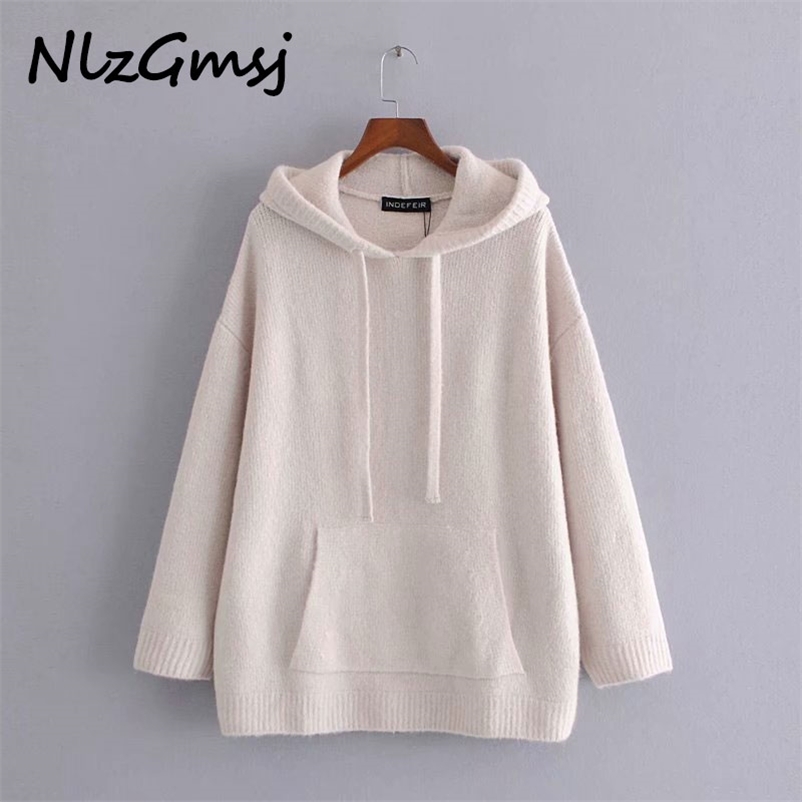 Nlzgmsj Women Fashion With Pockets Oversized Knitting Hoodies Sweatshirts Vintage Long Sleeve Female Pullovers Chic Tops 210628, As picture
Nlzgmsj Women Fashion With Pockets Oversized Knitting Hoodies Sweatshirts Vintage Long Sleeve Female Pullovers Chic Tops 210628, As picture