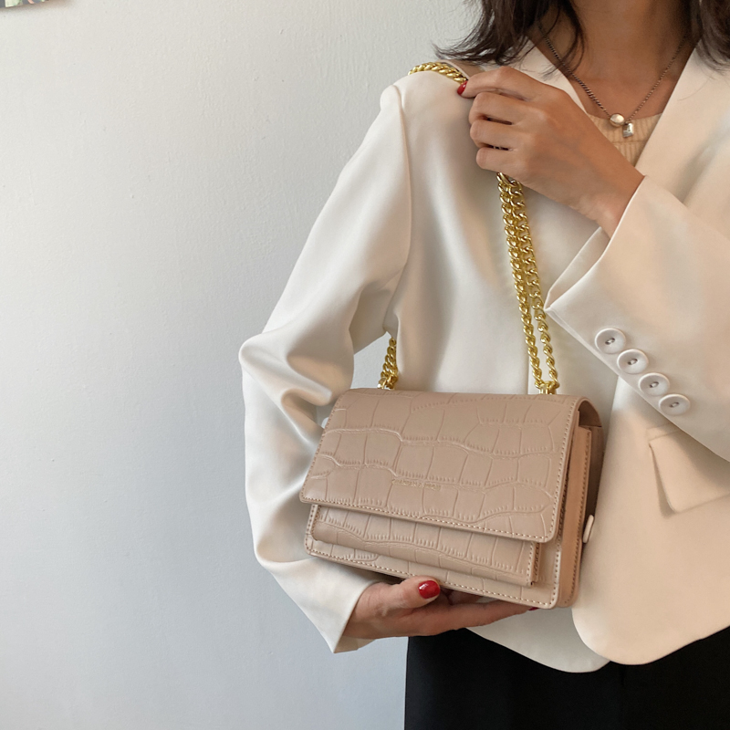 Purses: Trending Crossbody Hot Stone Pattern Small PU Leather Flap Shoulder Bag For Women Purses: