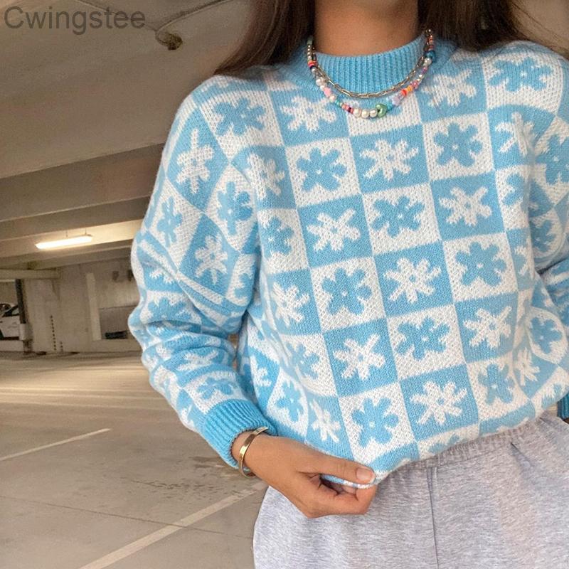 Women' Sweaters Autumn Floral Knit Pullovers Women Vintage Harajuku Retro Chic Aesthetic 2000s Cute Grunge Clothes, White
Women' Sweaters Autumn Floral Knit Pullovers Women Vintage Harajuku Retro Chic Aesthetic 2000s Cute Grunge Clothes, White