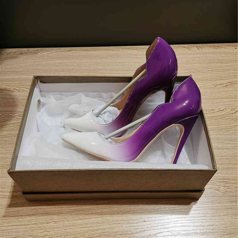 dress shoes purple white gradient concise brand shoes plus size pointed 12cm high stiletto heels shallow classic women pumps qp042, Black
dress shoes purple white gradient concise brand shoes plus size pointed 12cm high stiletto heels shallow classic women pumps qp042, Black