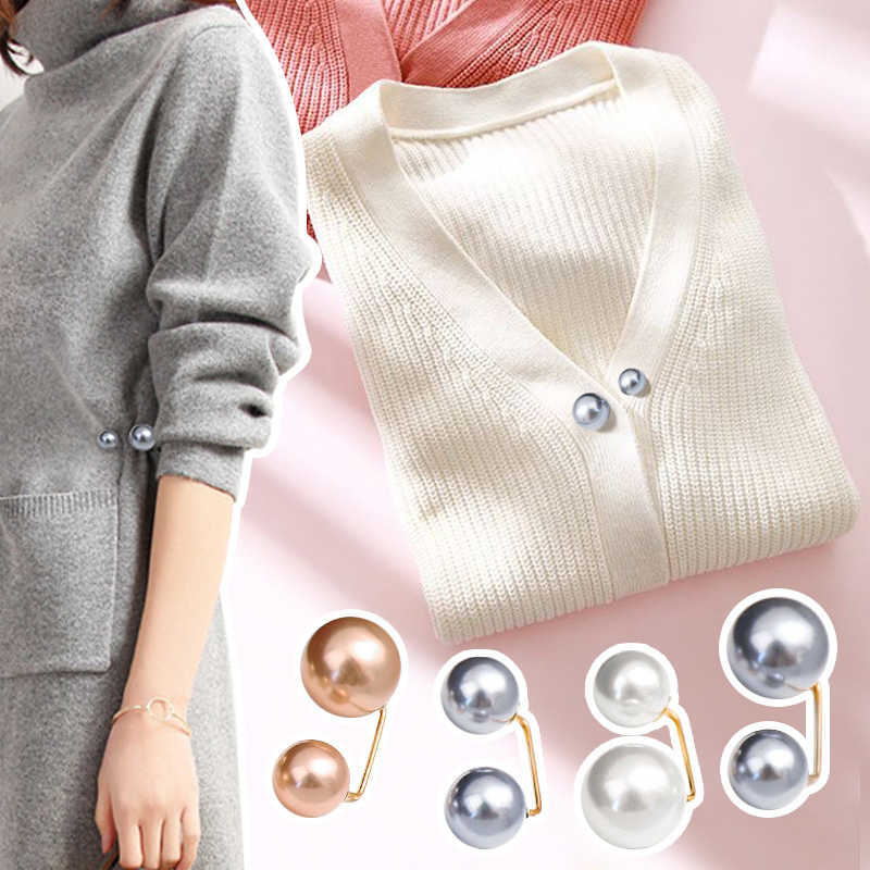 3Pcs/Set Double Pearl Pins for Women Safety Pin Brooch Female Clothes Accessories Simulated Pearl Knit Shirt Brooches Jewelry H1018, Gray
3Pcs/Set Double Pearl Pins for Women Safety Pin Brooch Female Clothes Accessories Simulated Pearl Knit Shirt Brooches Jewelry H1018, Gray