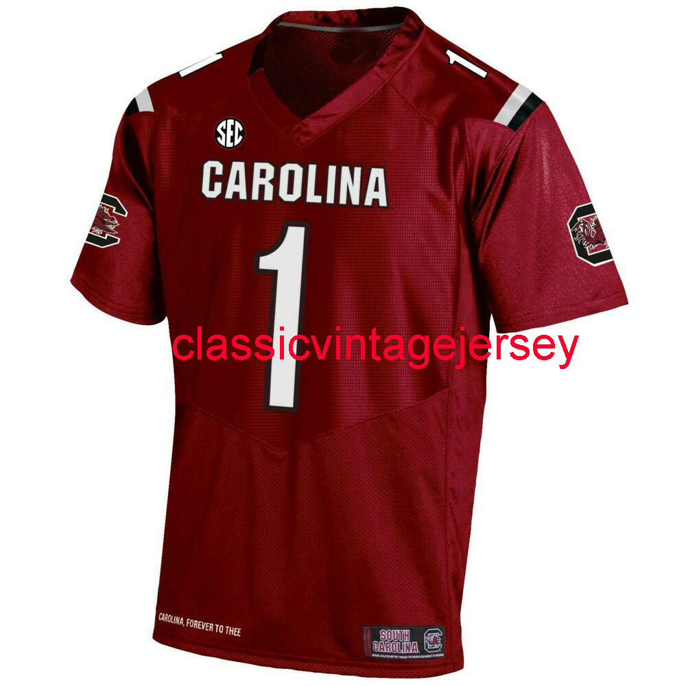 Stitched custom South Carolina Gamecocks #1 Football Jersey Men Women Youth Jersey XS-6XL, Red
Stitched custom South Carolina Gamecocks #1 Football Jersey Men Women Youth Jersey XS-6XL, Red