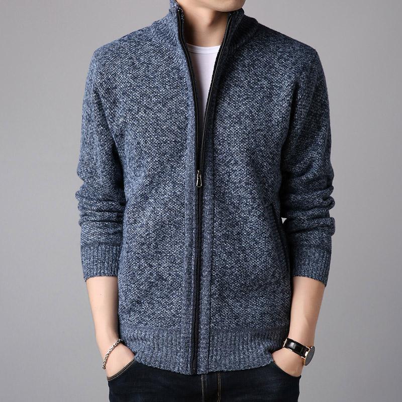 Men's Sweaters Men Cardigan Sweater Jacket Autum Winter Fashion Thicken Warm Knit Solid Color Stand-up Collar, Wine red
Men's Sweaters Men Cardigan Sweater Jacket Autum Winter Fashion Thicken Warm Knit Solid Color Stand-up Collar, Wine red