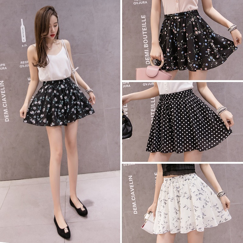 2021 New Korean Clothing Print Floral Flower Women Sexy Mini Skirts Pleated Chiffon Black Skirt Fashion Girls Costume Yh3j
2021 New Korean Clothing Print Floral Flower Women Sexy Mini Skirts Pleated Chiffon Black Skirt Fashion Girls Costume Yh3j