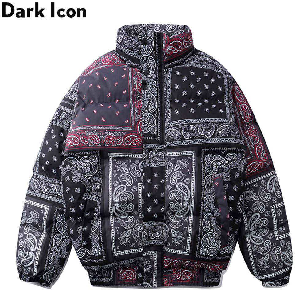 Bandana Parkas Men Women Stand Collar Thick Men's Coats Winter Paisley Warm Coat for Man 210603, Red
Bandana Parkas Men Women Stand Collar Thick Men's Coats Winter Paisley Warm Coat for Man 210603, Red