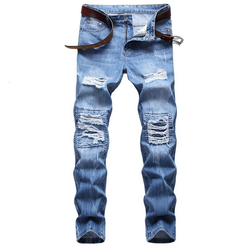 New Denim Designer Hole Moto Bike Jeans High Quality Ripped for Men Size 28-38 40 42 2021 Autumn Spring Hip Hop Punk Streetwear Kw13, 924 a
New Denim Designer Hole Moto Bike Jeans High Quality Ripped for Men Size 28-38 40 42 2021 Autumn Spring Hip Hop Punk Streetwear Kw13, 924 a