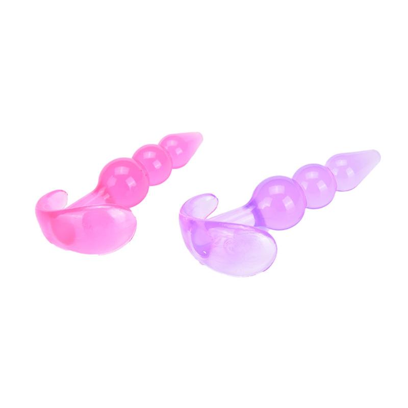 Sex Toys For Couples Adult Products Unisex Soft Silicone Anal Beads BuPlugs Jelly Plug Real Skin Feeling Massager Erotic