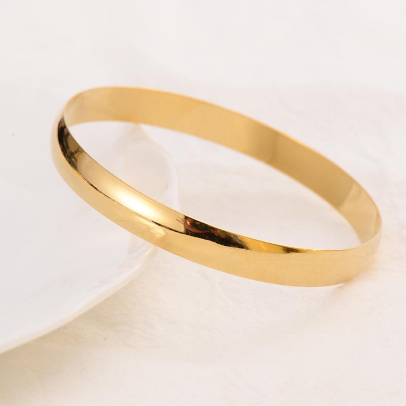Bangle Fashion Jewellery Charm Gold Color Smooth Bracelet & Minimalism Circular Jewelry For Women Men
Bangle Fashion Jewellery Charm Gold Color Smooth Bracelet & Minimalism Circular Jewelry For Women Men