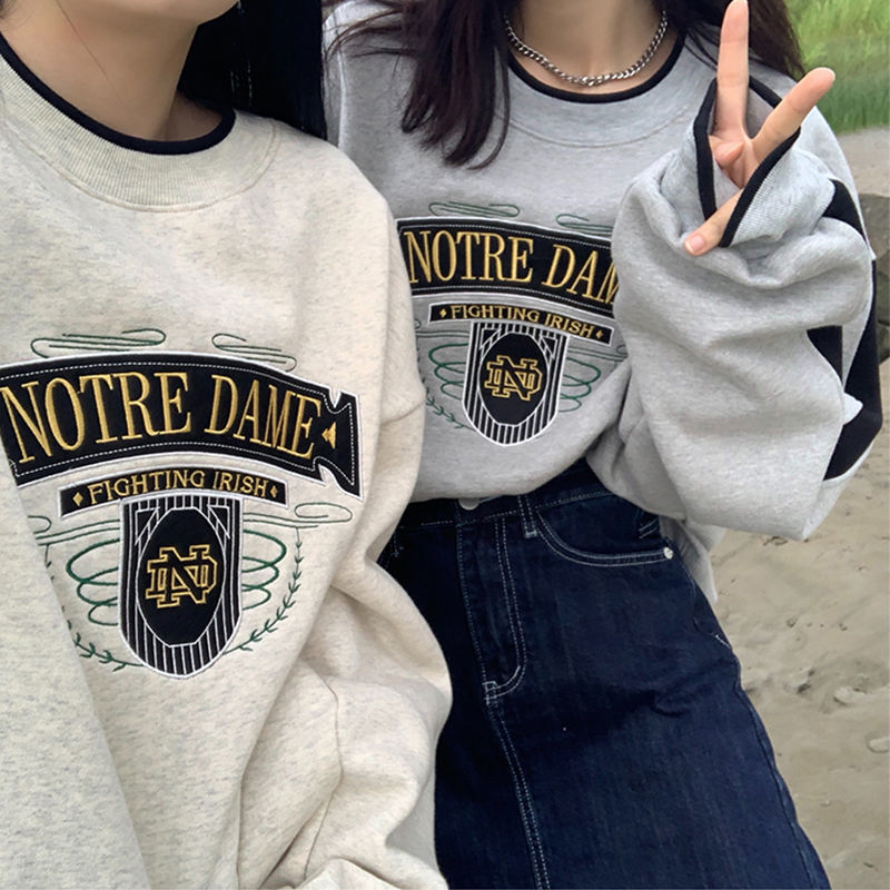 2021 New Letter Embroidery Print Vintage Hoodies Thick Autumn Winter Women Sweatshirt Harajuku Warm Pullover Streetwear Oversized Teen Soi3, Thin light gray
2021 New Letter Embroidery Print Vintage Hoodies Thick Autumn Winter Women Sweatshirt Harajuku Warm Pullover Streetwear Oversized Teen Soi3, Thin light gray