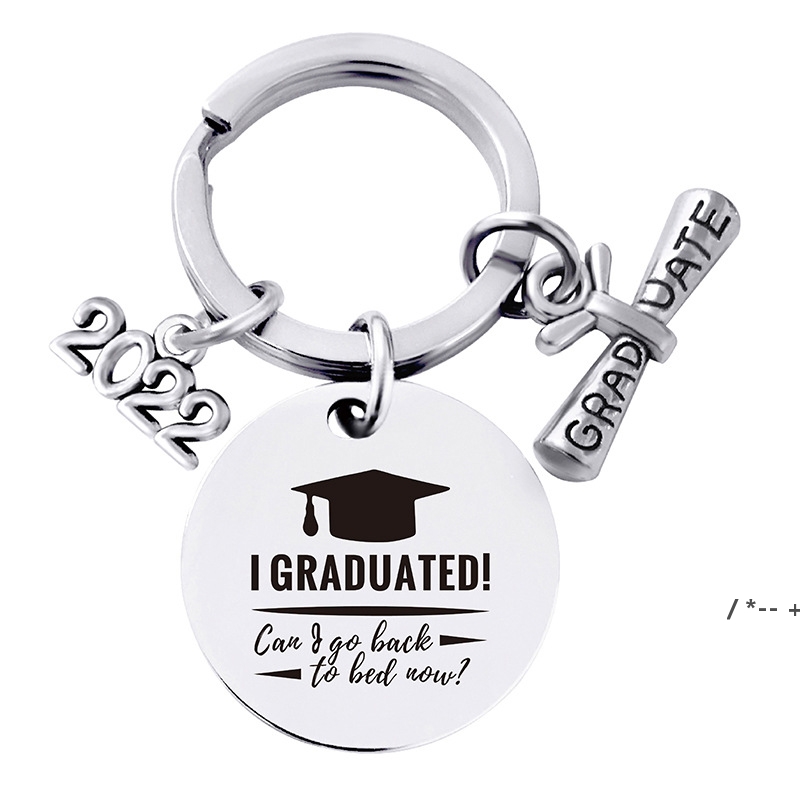 Stainless Steel Graduation Keychain Pendant Metal Key Chain Luggage Decoration Keyring Creative Graduation Gift FWF13420
Stainless Steel Graduation Keychain Pendant Metal Key Chain Luggage Decoration Keyring Creative Graduation Gift FWF13420