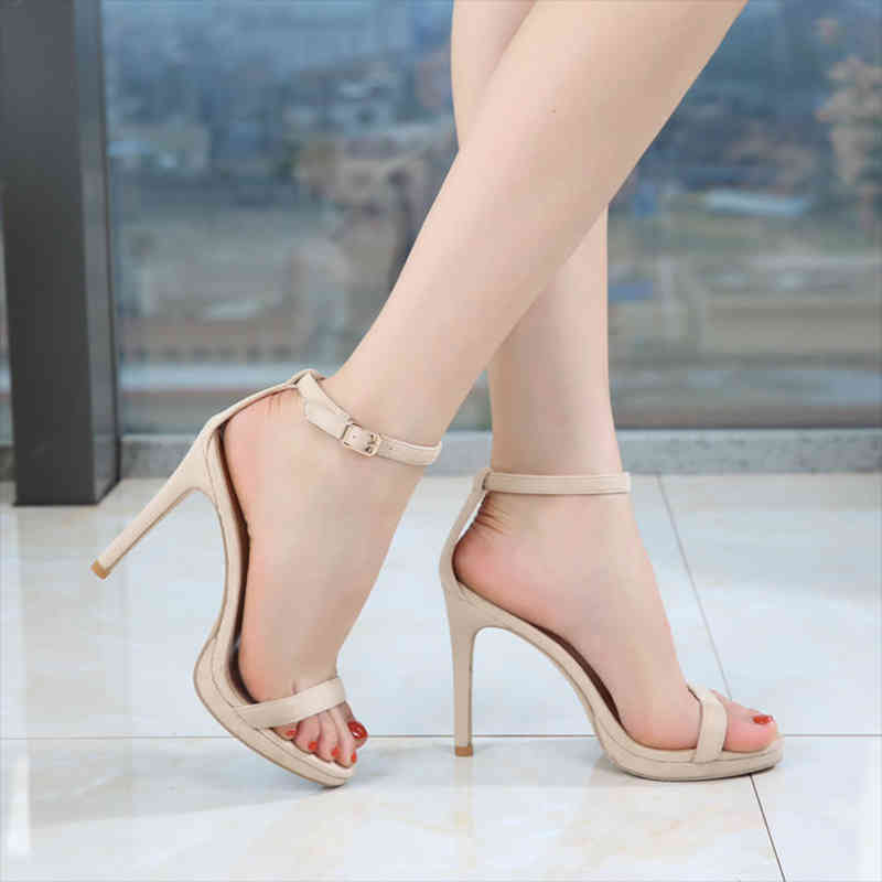 dress shoes stiletto one word women shoe versatile high-thin-heel sandals open toe 1.5cm platform hollow button-down slipper, Black
dress shoes stiletto one word women shoe versatile high-thin-heel sandals open toe 1.5cm platform hollow button-down slipper, Black
