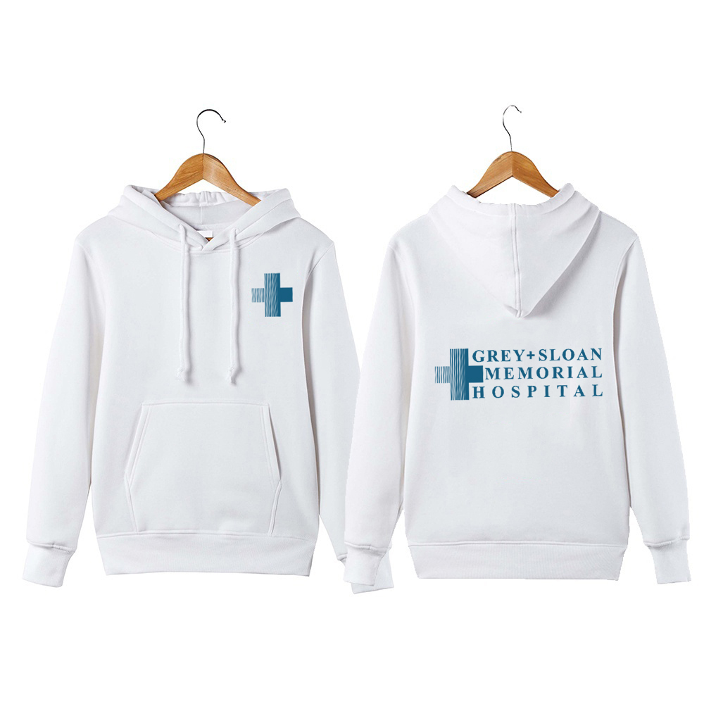 Grey Sloan Memorial Hospital Hoodie Meredith Grey Derek Shepherd Grey's Hoodie Grey's Anatomy Pullover Hoodie Sweatershirt 201204