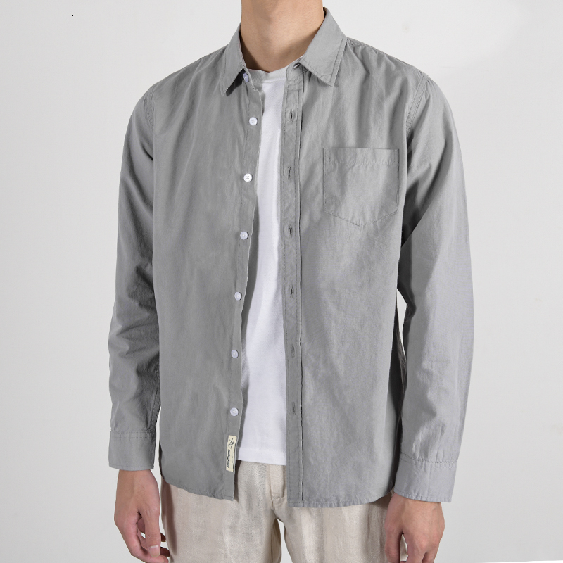 2021 Autumn New Arrival Long-sleeved Brand Casual Comfortable Shirts for Men Solid Fashion Shirt Mens Tops Chemise 3d9q, Coffee
2021 Autumn New Arrival Long-sleeved Brand Casual Comfortable Shirts for Men Solid Fashion Shirt Mens Tops Chemise 3d9q, Coffee