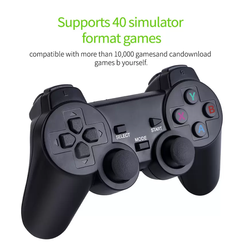 M8 Video Game Console 2.4G Double Wireless Controller Game Stick 4K 20000 games 64GB Retro games For PS1/GBA Dropshipping