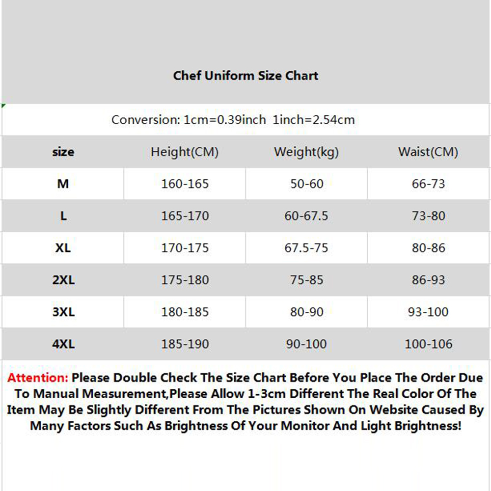 Chef Jacket Uniform Professional Veste De Cuisine Wholesale Custom Kitchen Hotel Sushi Men Women Canteen Party Wear Barber Shop
