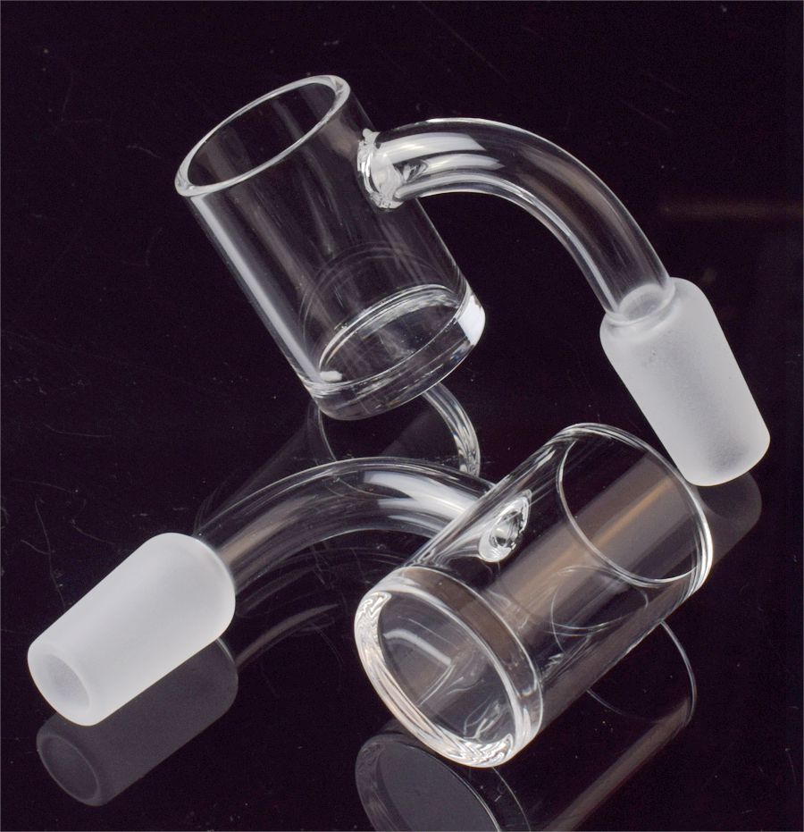 XL Quartz Bangers Flat top Smoking 5mm thick Bottom 10mm 14mm 18mm Joint 45 90 Degrees for Dab Rig Glass Bongs
XL Quartz Bangers Flat top Smoking 5mm thick Bottom 10mm 14mm 18mm Joint 45 90 Degrees for Dab Rig Glass Bongs