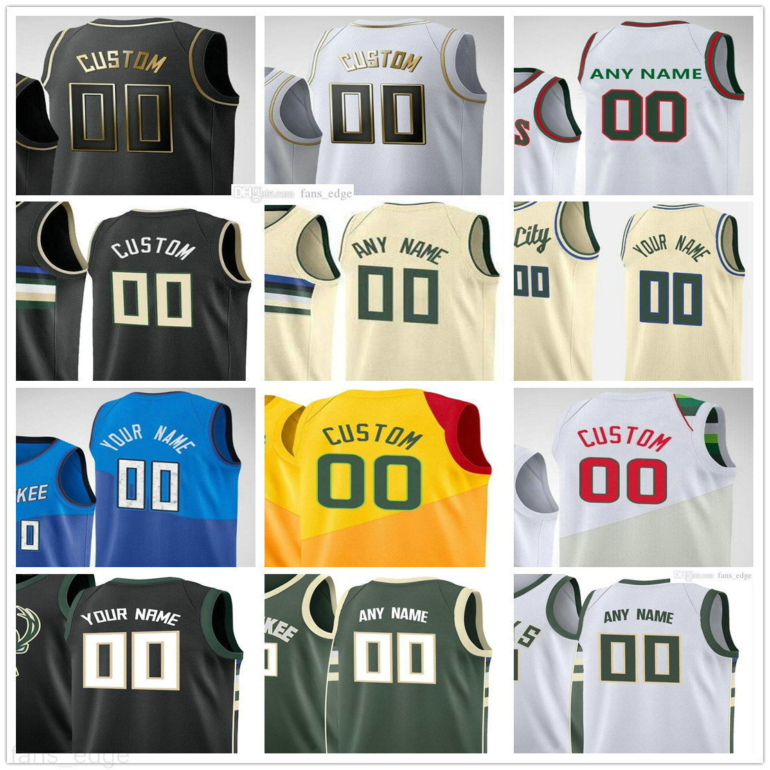 Custom Printed Giannis 34 Antetokounmpo Khris 22 Middleton Jrue 21 Holiday Donte 0 DiVincenzo Pat 24 Connaughton Grayson Allen Men Woman Youth Basketball Jerseys, Black
Custom Printed Giannis 34 Antetokounmpo Khris 22 Middleton Jrue 21 Holiday Donte 0 DiVincenzo Pat 24 Connaughton Grayson Allen Men Woman Youth Basketball Jerseys, Black