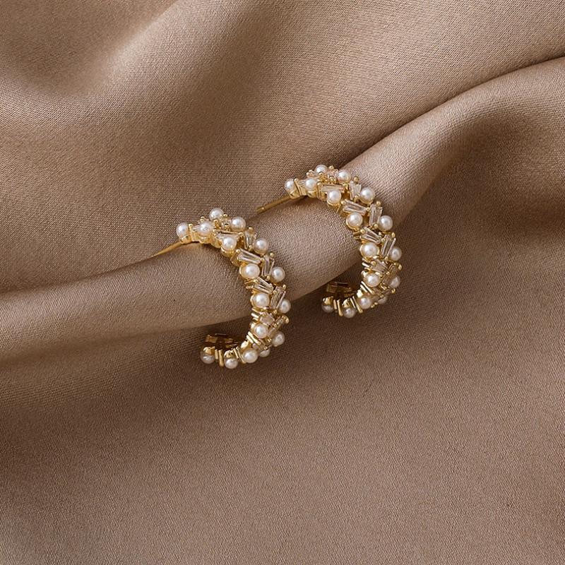 Hoop & Huggie 2021 Fashion Arrival Zeojrlly Vintage Pearl Geometric Women Earrings Korean Simple French Elegant Jewelry, Golden;silver
Hoop & Huggie 2021 Fashion Arrival Zeojrlly Vintage Pearl Geometric Women Earrings Korean Simple French Elegant Jewelry, Golden;silver