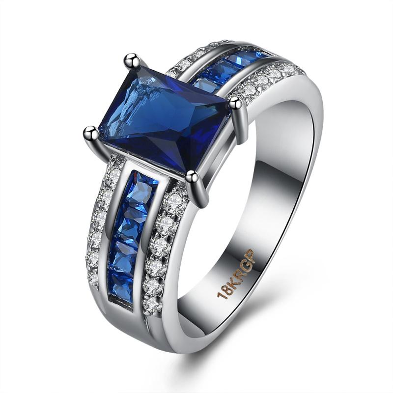 Wedding Rings Fashion Jewelry Blue White Cubic Zirconia Silver Color Ring Party Anniversary Engagement For Female R2149
Wedding Rings Fashion Jewelry Blue White Cubic Zirconia Silver Color Ring Party Anniversary Engagement For Female R2149