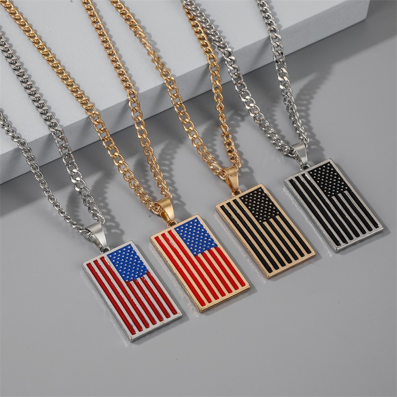 U.S.A national flag chain necklace ornaments Simplicity originality necklaces stainless steel Pendant personality trend jewellery accessories 3 3cn Y2
U.S.A national flag chain necklace ornaments Simplicity originality necklaces stainless steel Pendant personality trend jewellery accessories 3 3cn Y2
