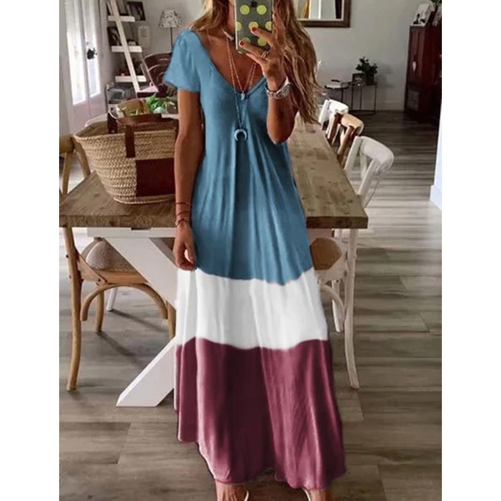 2021 New Women Vintage Indie Folk Style t Shirt Casual Short Sleeve Print Split Loose Long Color Block Maxi Or5o, Blue
2021 New Women Vintage Indie Folk Style t Shirt Casual Short Sleeve Print Split Loose Long Color Block Maxi Or5o, Blue