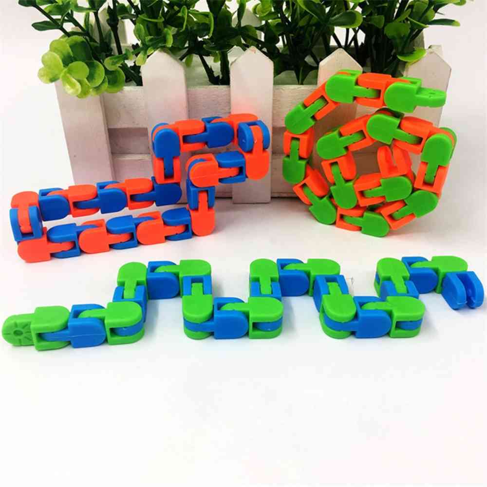 48 Links Wacky Tracks Snake Puzzle Snap Click Sensory Fidget Toys Anxiety Stress Relief Needs Educational Party Keeps Fingers Busy G556PQ7
48 Links Wacky Tracks Snake Puzzle Snap Click Sensory Fidget Toys Anxiety Stress Relief Needs Educational Party Keeps Fingers Busy G556PQ7
