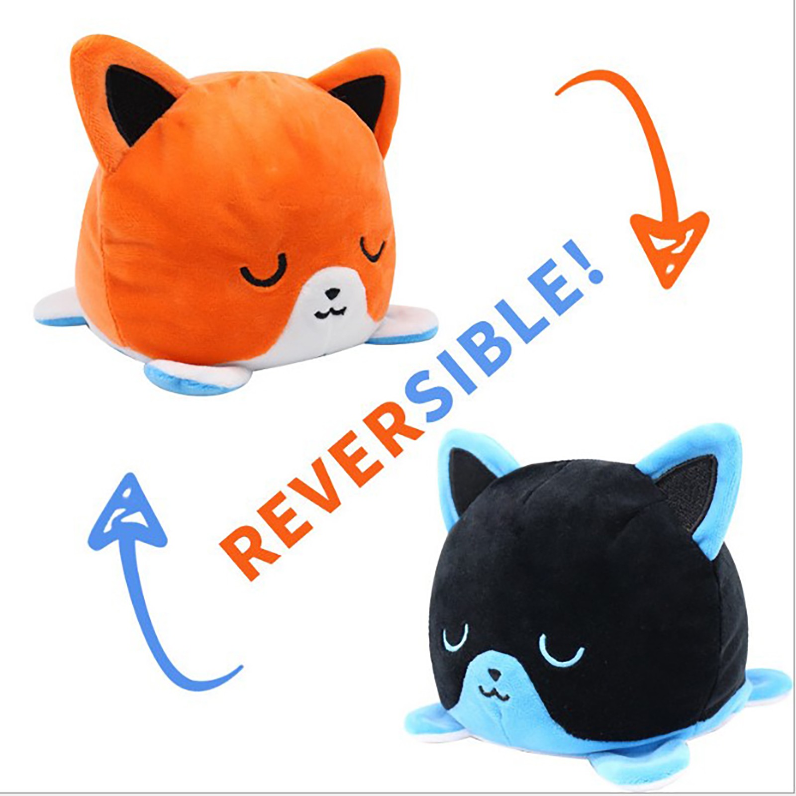 Cute Octopus Plush Reversible Cat Gato Doll Kids Christmas Gift Double-sided Flip Plush Toy Children Birthday Gifts, Multicolor
Cute Octopus Plush Reversible Cat Gato Doll Kids Christmas Gift Double-sided Flip Plush Toy Children Birthday Gifts, Multicolor