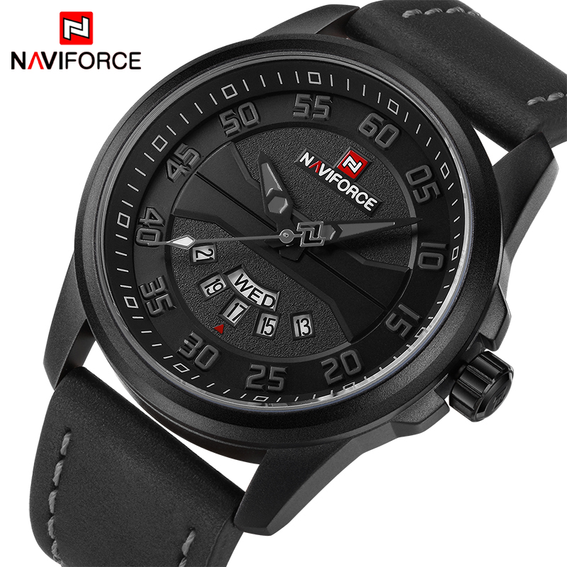 New Luxury Brand NAVIFORCE Men Fashion Casual Watches Mens Quartz Clock Man Leather Strap Army Military Sports Wrist Watchg, Bgyb
New Luxury Brand NAVIFORCE Men Fashion Casual Watches Mens Quartz Clock Man Leather Strap Army Military Sports Wrist Watchg, Bgyb
