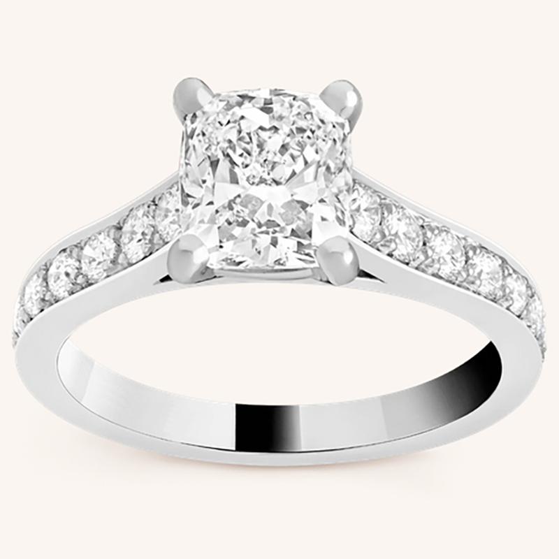 Cluster Rings 14K Au585 White Gold Ring Women Wedding Anniversary Engagement Party 4 Claw Cushion Moissanite Diamond Elegant Trendy Cute
Cluster Rings 14K Au585 White Gold Ring Women Wedding Anniversary Engagement Party 4 Claw Cushion Moissanite Diamond Elegant Trendy Cute