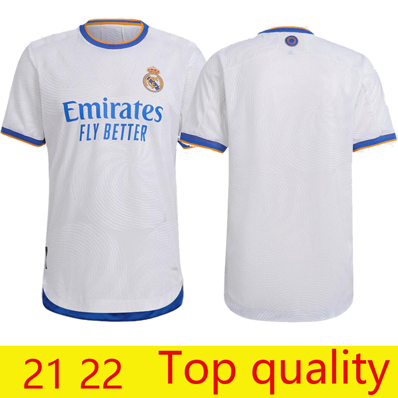 Thai quality 2021 2022 Home Real Madrid soccer Jerseys men female camiseta SERGIO RAMOS BENZEMA ASENSIO VALVERDE women maillot HAZARD VINI JR KROOS football shirt
Thai quality 2021 2022 Home Real Madrid soccer Jerseys men female camiseta SERGIO RAMOS BENZEMA ASENSIO VALVERDE women maillot HAZARD VINI JR KROOS football shirt