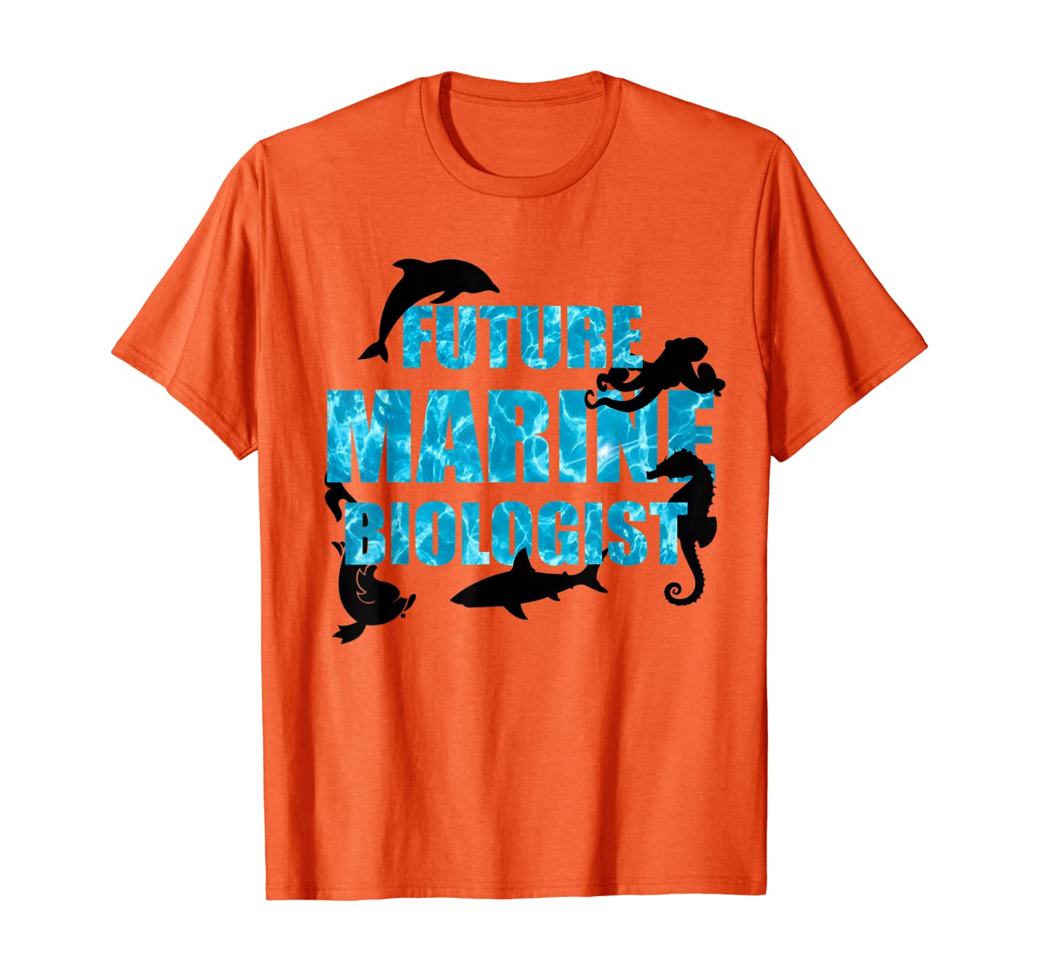 Marine Biology t-shirt - Future Marine Biologist, White;black