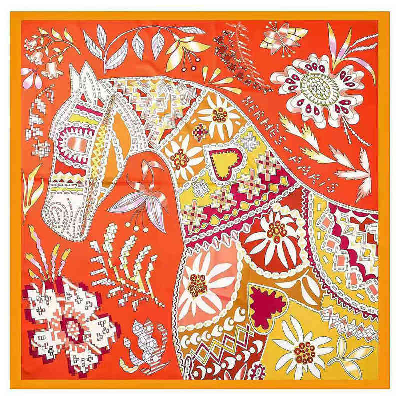Luxury Brand Fashion Women Twill Silk Scarf 130*130cm Big Print Square Shawl Large Wrap Neckerchief Ladies Stoles Scarves
Luxury Brand Fashion Women Twill Silk Scarf 130*130cm Big Print Square Shawl Large Wrap Neckerchief Ladies Stoles Scarves