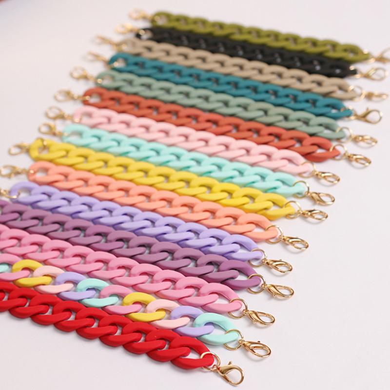 Bag Parts & Accessories Ins Chain For Thick Plastic Chic Lady Messenger Arm Handbag Creative Big Macaron Frosted Resin Straps
Bag Parts & Accessories Ins Chain For Thick Plastic Chic Lady Messenger Arm Handbag Creative Big Macaron Frosted Resin Straps