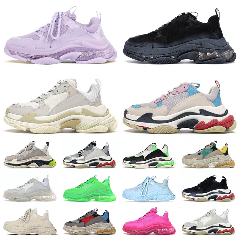 Balenciagas 2021 Arrival Triple S Vintage Casual Shoes Crystal Clear Sole Fashion Sneakers 17FW Paris Old Dad Mens Women Balenciaca Designer Sports, Black
Balenciagas 2021 Arrival Triple S Vintage Casual Shoes Crystal Clear Sole Fashion Sneakers 17FW Paris Old Dad Mens Women Balenciaca Designer Sports, Black