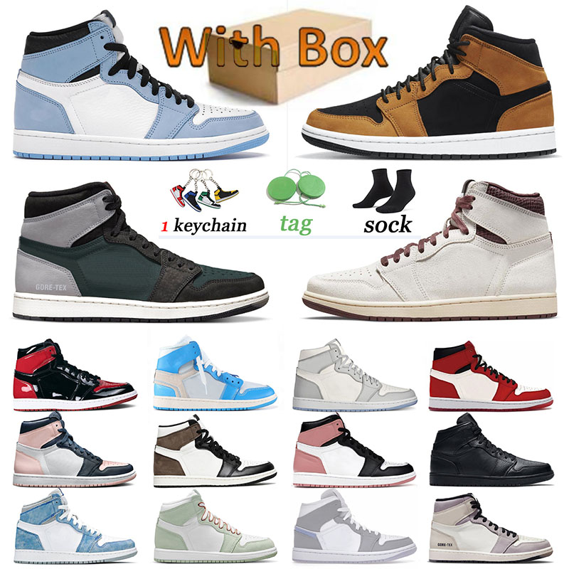 Jumpman 1 Designer shoes OG Men 1s Basketball Sneakers High Element Gore Tex Wheat University Blue Women Trainers Dark Mocha Mid Light Smoke Grey Sports Bubble Gum, A3 mid carbon fiber 36-46
Jumpman 1 Designer shoes OG Men 1s Basketball Sneakers High Element Gore Tex Wheat University Blue Women Trainers Dark Mocha Mid Light Smoke Grey Sports Bubble Gum, A3 mid carbon fiber 36-46