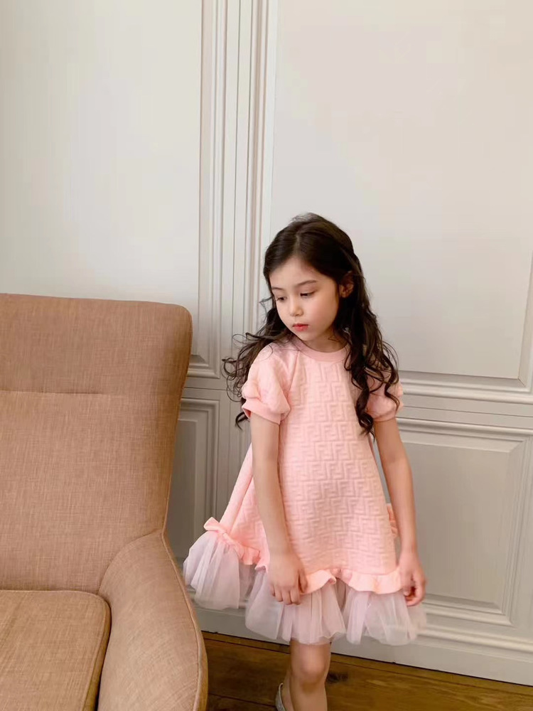 Summer Fashion Toddlers New Girls Dress 2021 Baby Girl Lace Princess Dress Kids Girls Birthday Party Dress