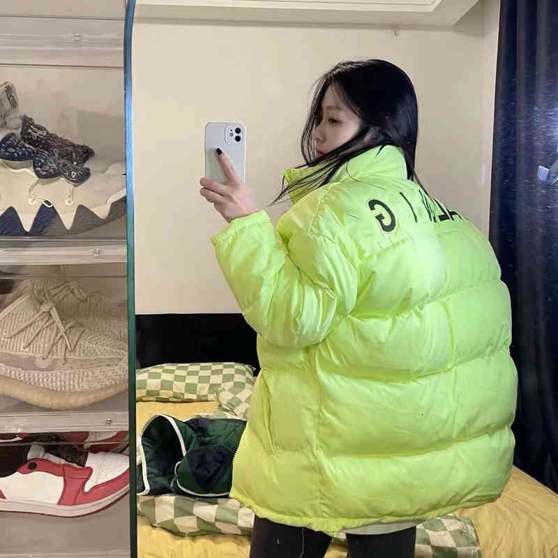 Women's Down & Parkas Web celebrity the same winter coat loose down jacket thickened warm alphabet letter printing coats female 4IES, White
Women's Down & Parkas Web celebrity the same winter coat loose down jacket thickened warm alphabet letter printing coats female 4IES, White